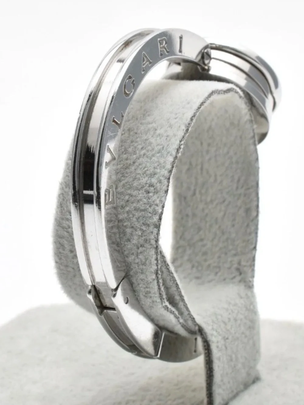 BVLGARI B-Zero1 BZ22S Silver Black Dial Woman's Quartz . Italy